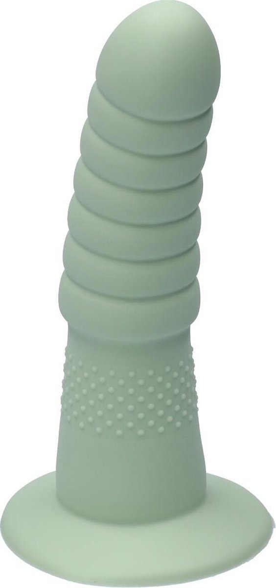 Goedkoopste Ylva & Dite - Aria - Siliconen Anale / Vaginale dildo - Made in Holland - Pastel Groen