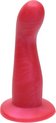 Ylva & Dite - Leda - Siliconen G-spot / Prostaat dildo - Made in Holland - Rood Metallic