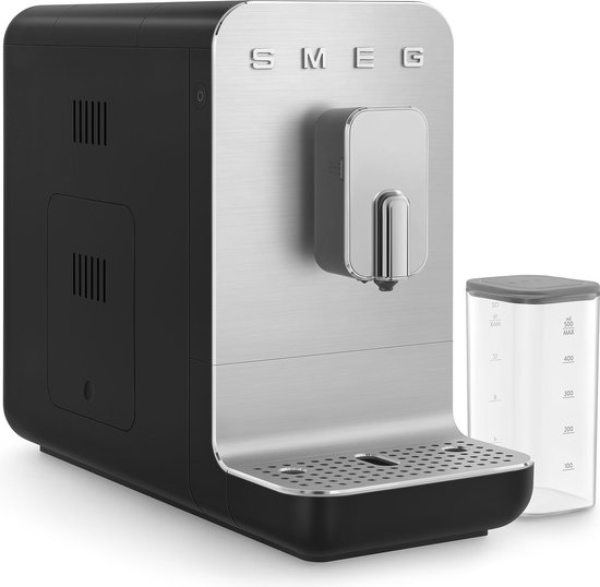 Instelbare functies voor type koffie - Smeg 8017709334970 - SMEG BCC13BLMEU - Volautomatische koffiemachine met melkreservoir - Mat Zwart