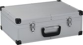 vidaXL - Gereedschapskoffer - 46x33x16 - cm - aluminium - zilverkleurig