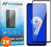 Mobigear Screenprotector geschikt voor ASUS Zenfone 9 Glazen | Mobigear Premium Screenprotector - Case Friendly - Zwart (2-Pack)