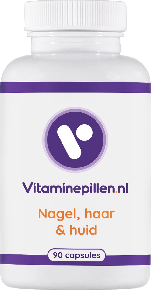 Goedkoopste Vitaminepillen.nl | Nagel, haar en huid | Capsules | 90 stuks | Gratis verzending | Cosmetisch supplement - Combinatie reinigende en voedende bestanddelen