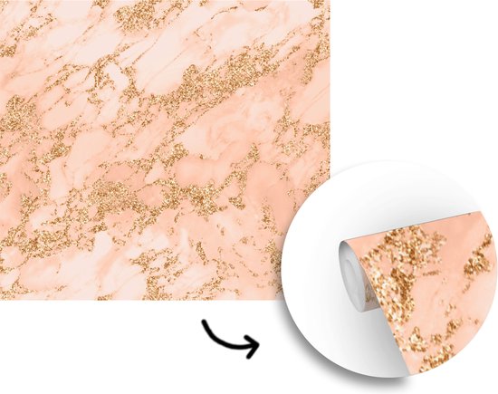 PVC Marmer Plaat Hoogglans Flexibel Goud Beige Wit Calacatta