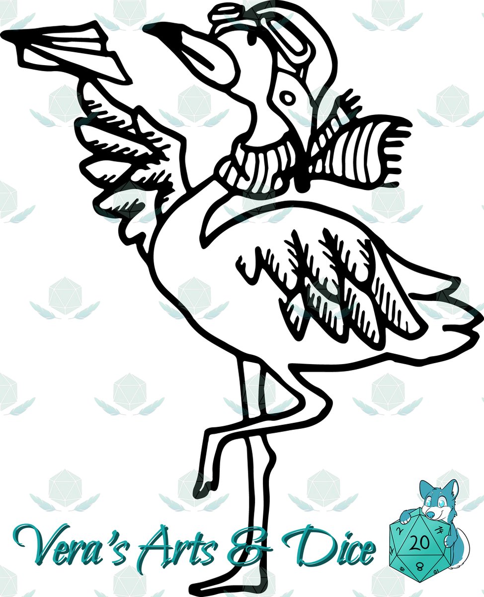 Papieren Vliegtuigjes Piloot Flamingo Sticker - Dieren in het Dagelijks Leven - Schattige Stickers - Handgemaakte Stickers - Journaling - Bullet Journal - Scrapbooking - Leuke Stickers - Laptop Sticker - Telefoon Sticker - Cute - Dier - Lief