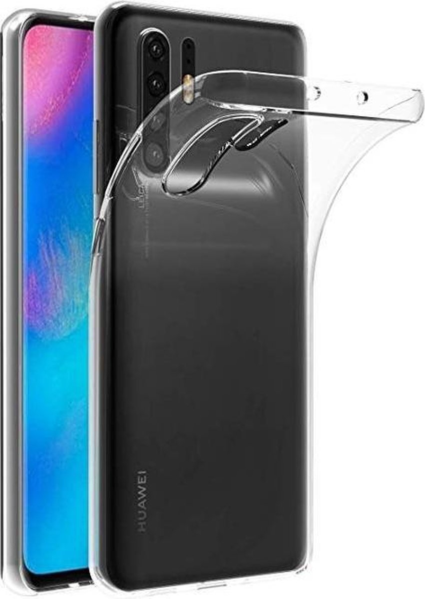 Teleplus geschikt voor Huawei P30 Pro Thin Silicone Case Transparent hoesje