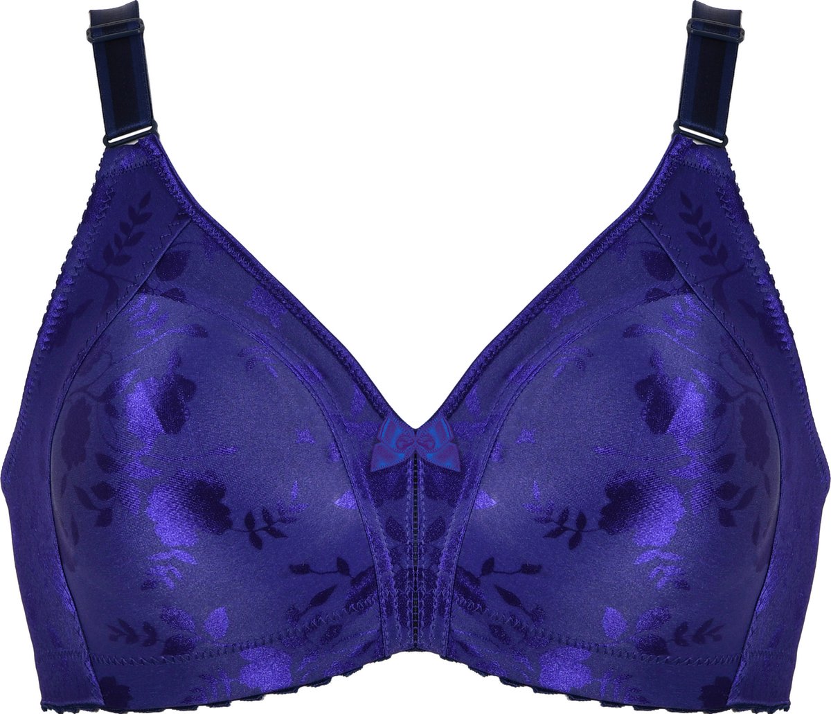 Naturana Minimizer bh met bloemenpatroon - Galaxy Violet - 5363 Blauw