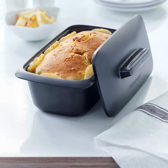 Tupperware UltraPro H39 Moule à Terrine Coin Chocolat 1,8 L | Moule Rectangulaire Avec Couvercle | Idéal Gâteaux, Pain, Gratins – Résistant Four 250°C