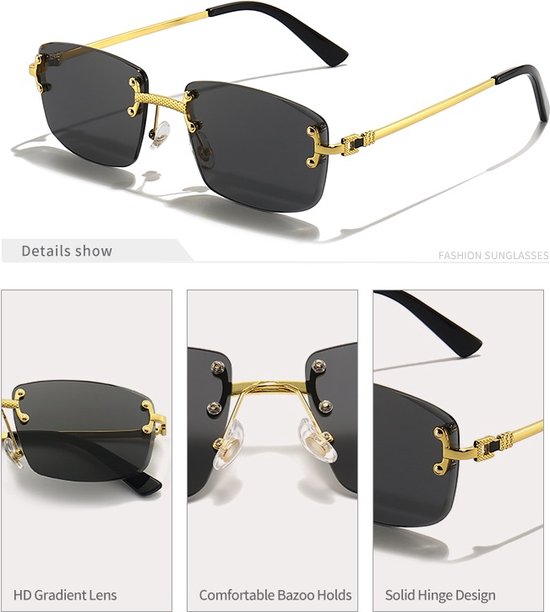 BUGOLINI® Markuss - Designer Zonnebril - Gepolariseerd - UV400 - Gold Green Yellow van BUGOLINI — afbeelding 4