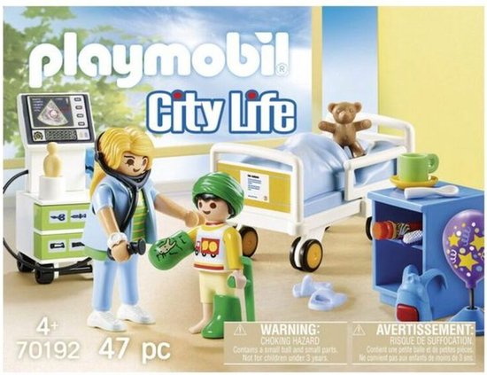 PLAYMOBIL City Life Kinderziekenhuiskamer - 70192 - PLAYMOBIL