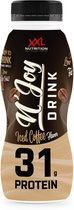 XXL Nutrition - N'Joy Protein Drink 310ml - Iced Coffee - Kant en Klare Eiwitshake, Proteïne Supplement - 80% Caseïne & 20% Whey