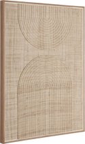 MUST Living Wall panel Japanese Garden large,127x102x4 cm, natural woven palm