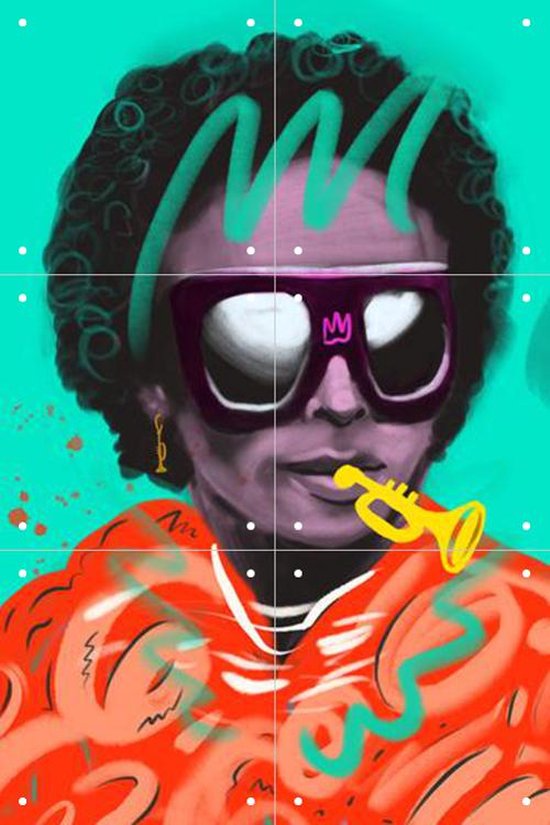 IXXI Miles Davis - Wanddecoratie - Portretten