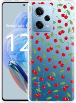 Cazy Hoesje geschikt voor Xiaomi Redmi Note 12 Pro 5G Kersen