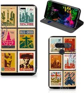 LG G8s Thinq Book Cover Postzegels