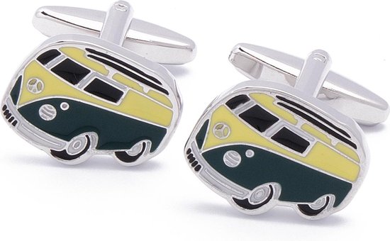 Boutons de manchette - Bus Van Camper Volkswagen Hippie