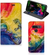 LG G8s Thinq Bookcase Watercolor Dark