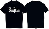 The Beatles - Drop T Logo Kinder T-shirt - Kids tm 6 jaar - Zwart