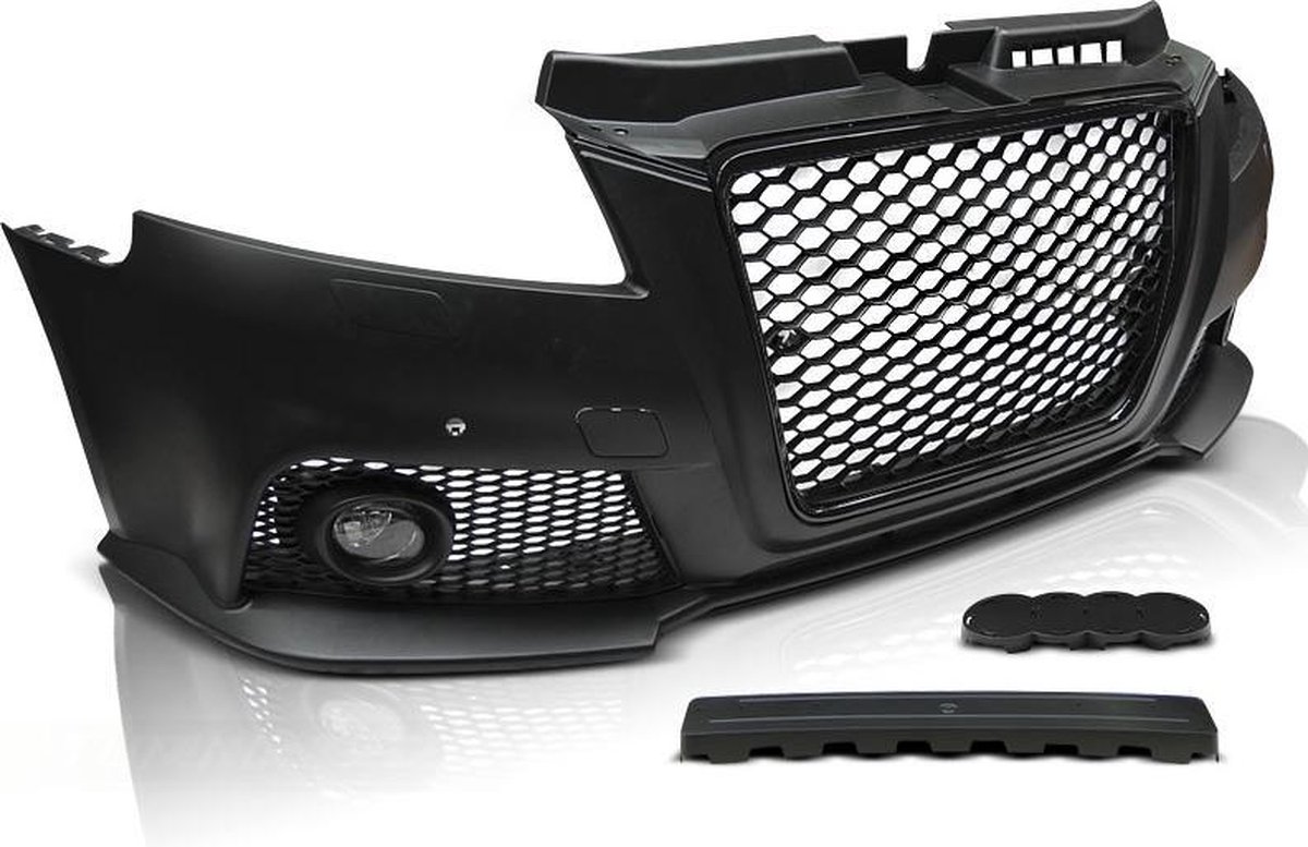 Tuning bumper AUDI A3 08-12 RS STIJL ZWART PDC