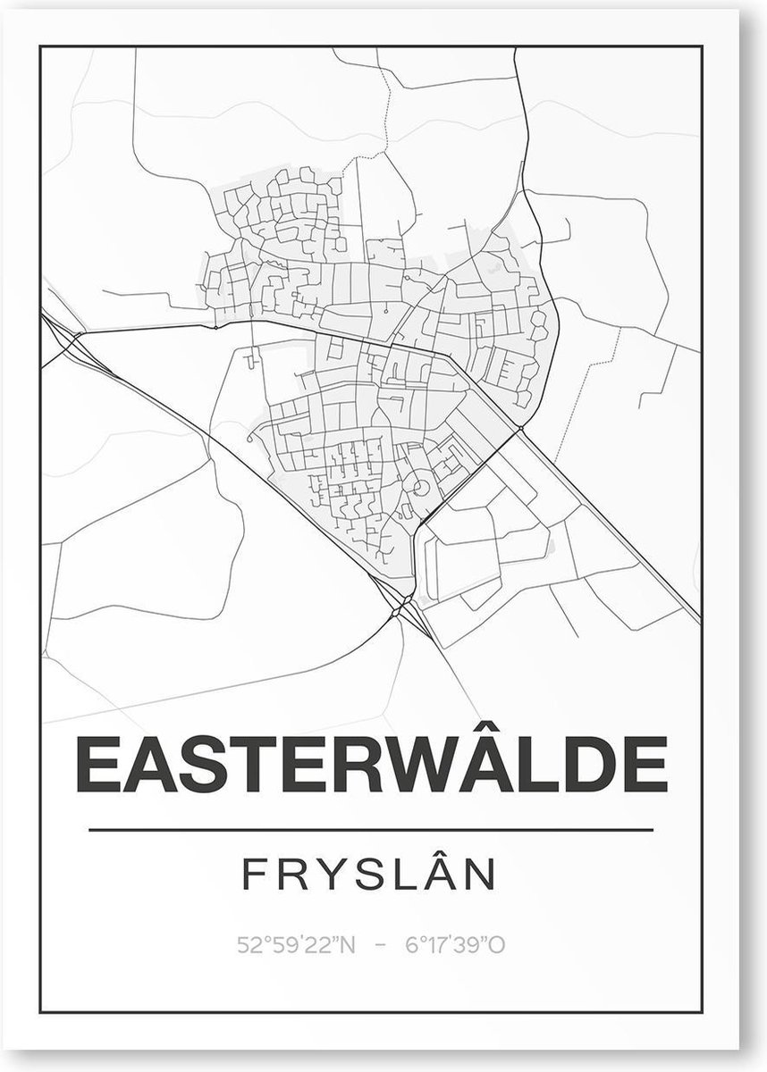Poster/plattegrond EASTERWALDE - A4