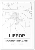 Poster/plattegrond LIEROP - A4