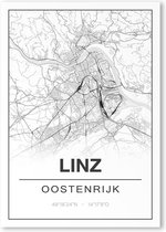 Poster/plattegrond LINZ - A4