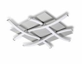 NUR Plafondlamp LED 1x34W/2600lm Vierkant Zilver