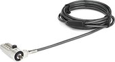 StarTech.com Laptop Cable Lock - 4-Digit Resettable Combination Lock - For Wedge Security Slot - 6.5' / 2 m Steel Cable (LTLOCKNBL)