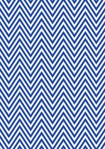 Cadeaupapier Blauw Zigzag Motief K601889-4- Breedte 60 cm - 250m lang