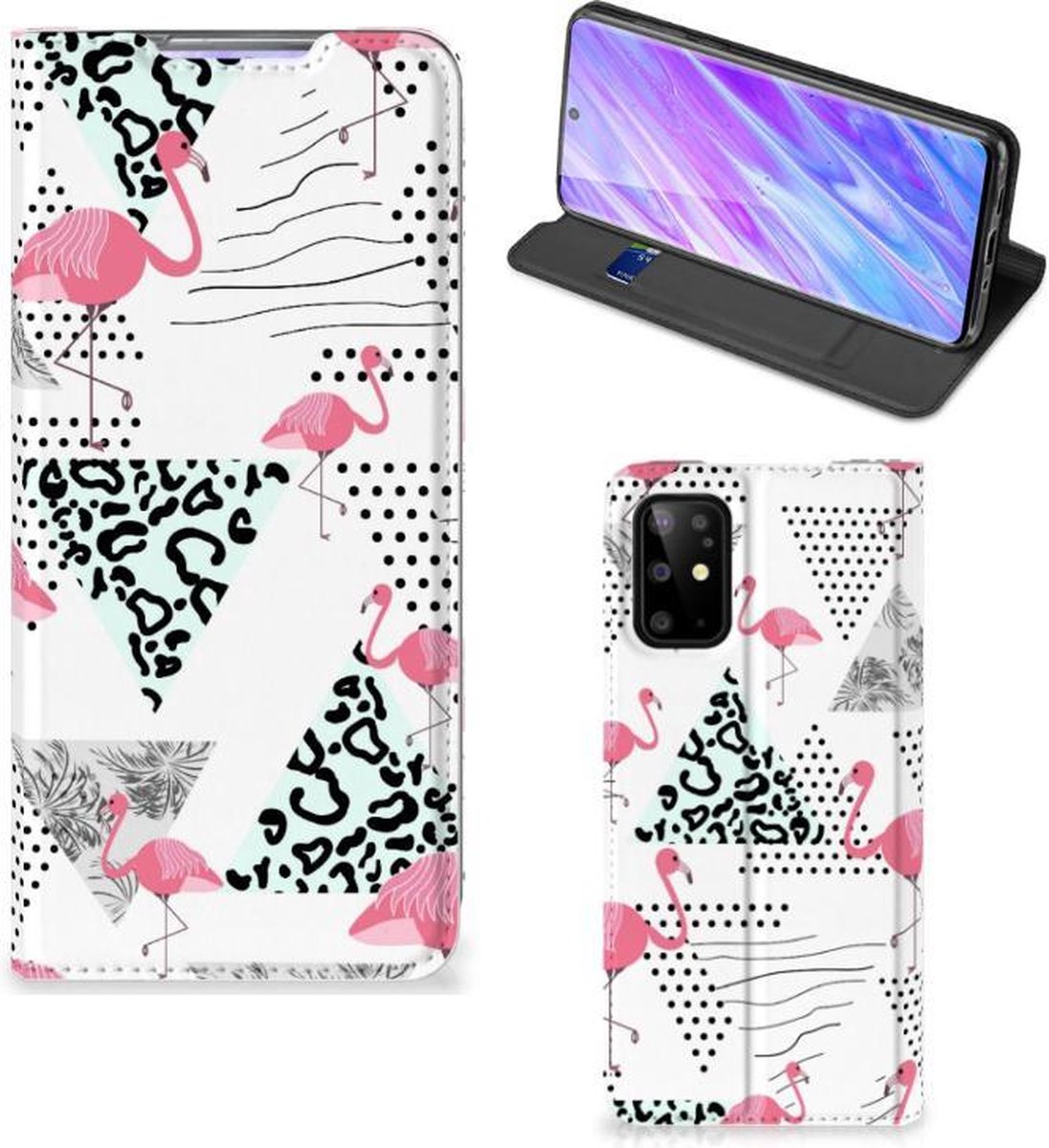 Samsung Galaxy S20 Plus Hoesje maken Flamingo Triangle