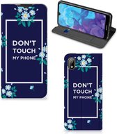 Huawei Y5 (2019) Design Case Flowers Blue DTMP