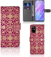 Geschikt voor Samsung Galaxy S20+ Wallet Case Barok Pink