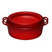 Le Creuset Ovale braadpan Doufeu� Kersenrood 32cm 6,9l