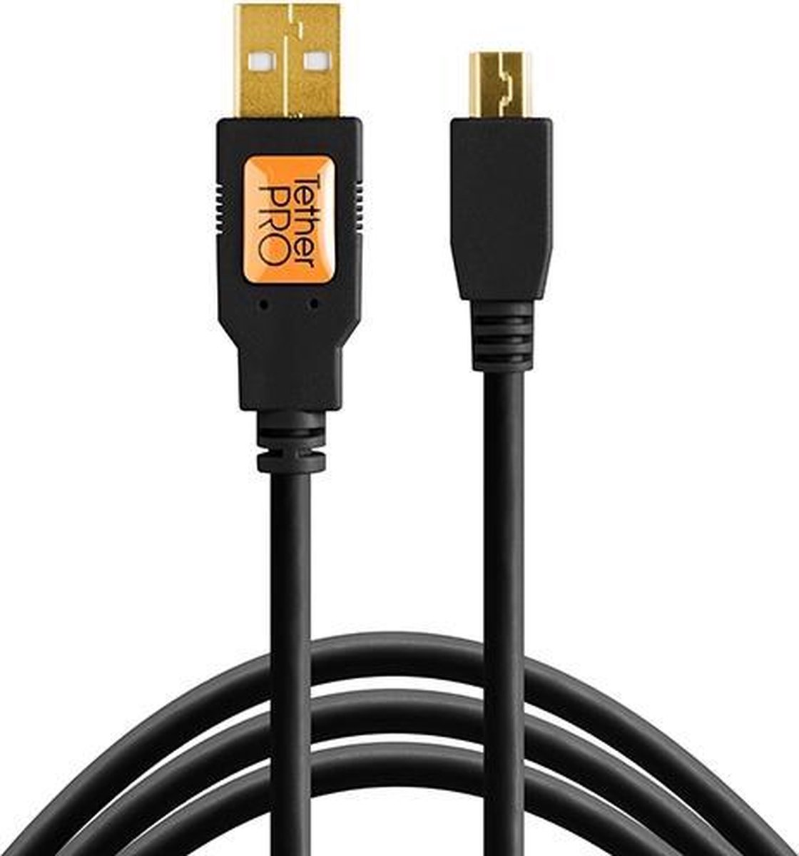 Tether Tools TetherPro USB 2.0 Male to Mini-B 5 pin, 4.5 Meter Black