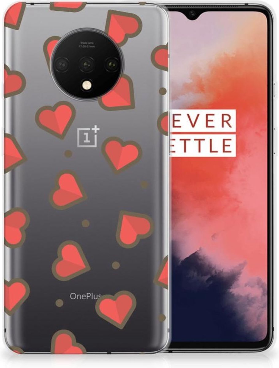 OnePlus 7T TPU bumper Hearts