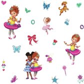 muurstickers Fancy Nancy vinyl 21 stuks