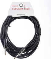 MUSIC STORE Instrument Cable Silent 10m (Black) - Gitaarkabel