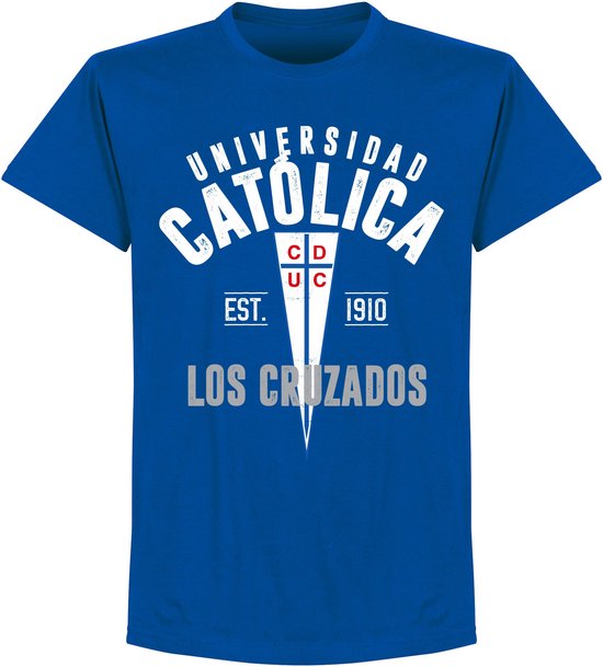 Universidad Catolica Established T-Shirt - Blauw - 4XL