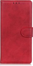 Luxe Book Case - Motorola Moto G8 Plus Hoesje - Rood