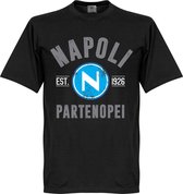 Napoli Established T-Shirt - Kinderen - Zwart  - 152
