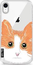 Casetastic Apple iPhone XR Hoesje - Softcover Hoesje met Design - Little Cat Print