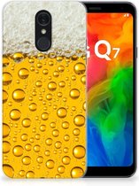 LG Q7 Siliconen Case Bier