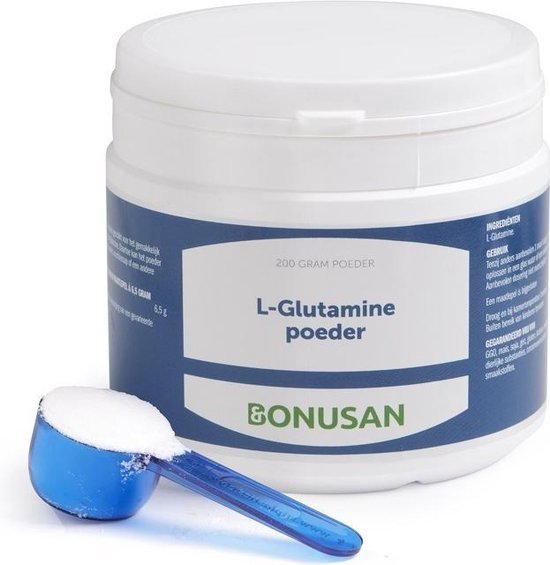 Bonusan L-Glutamine Poeder - 500 gr - Voedingssupplement