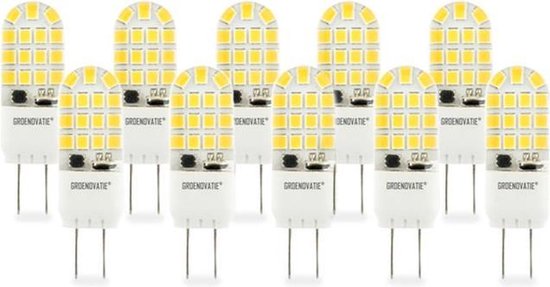 Groenovatie LED Lamp GY6.35 Fitting - 4W - 57x17 mm - Dimbaar - Warm Wit - 10-Pack