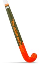 The Indian Maharadja Dipped 30 - 36.5 inch- legergroen-oranje - Hockeystick Uni