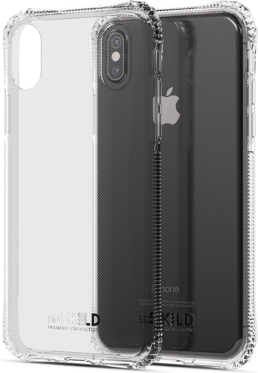 SoSkild Absorb Back Case Transparant voor iPhone X Xs