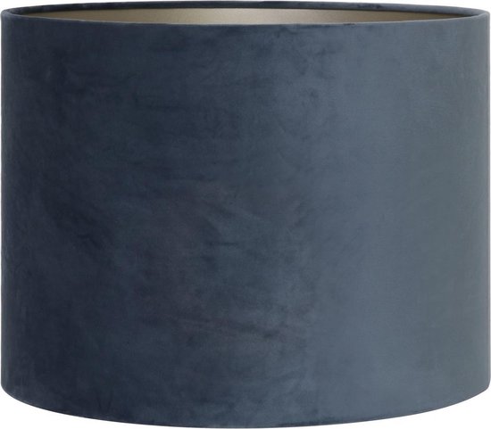 Light & Living Kap cilinder 20-20-15 cm VELOURS dusty blue