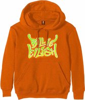 Billie Eilish - Airbrush Flames Blohsh Hoodie/trui - XL - Oranje