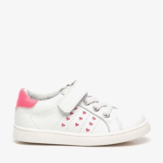 TwoDay leren meisjes sneakers - Wit - Maat 23 | Bestel nu!
