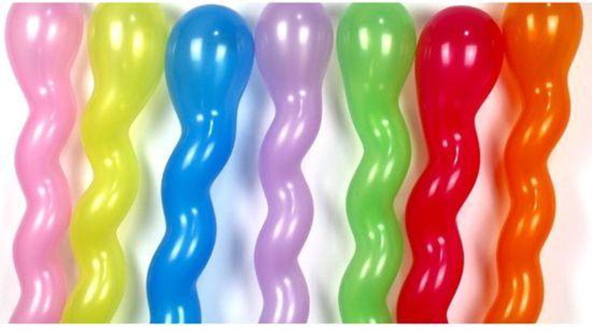 morfine waarheid Pilfer 50 Stuks Lange Ballonnen | Verjaardag | Kinder Feest Accessoires | bol.com