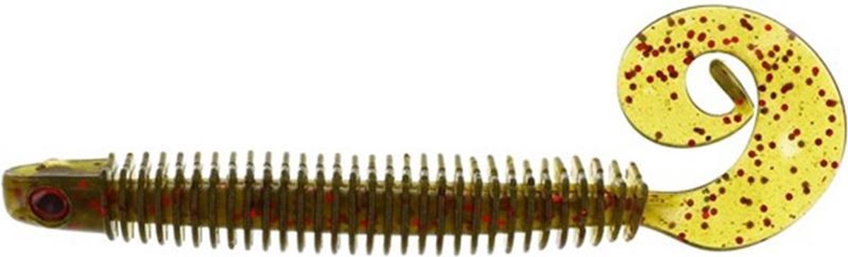 Westin RingTeez Curltail - Seaweed - 10cm - 4g - 8 Stuks